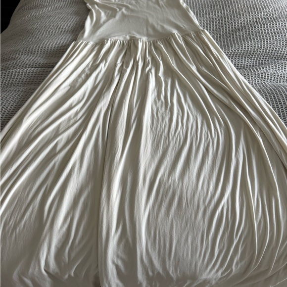 LULULEMON 2-1 Maxi Skirt Dress Light Ivory Large EUC / Worn 2x No Flaws - Picture 13 of 13